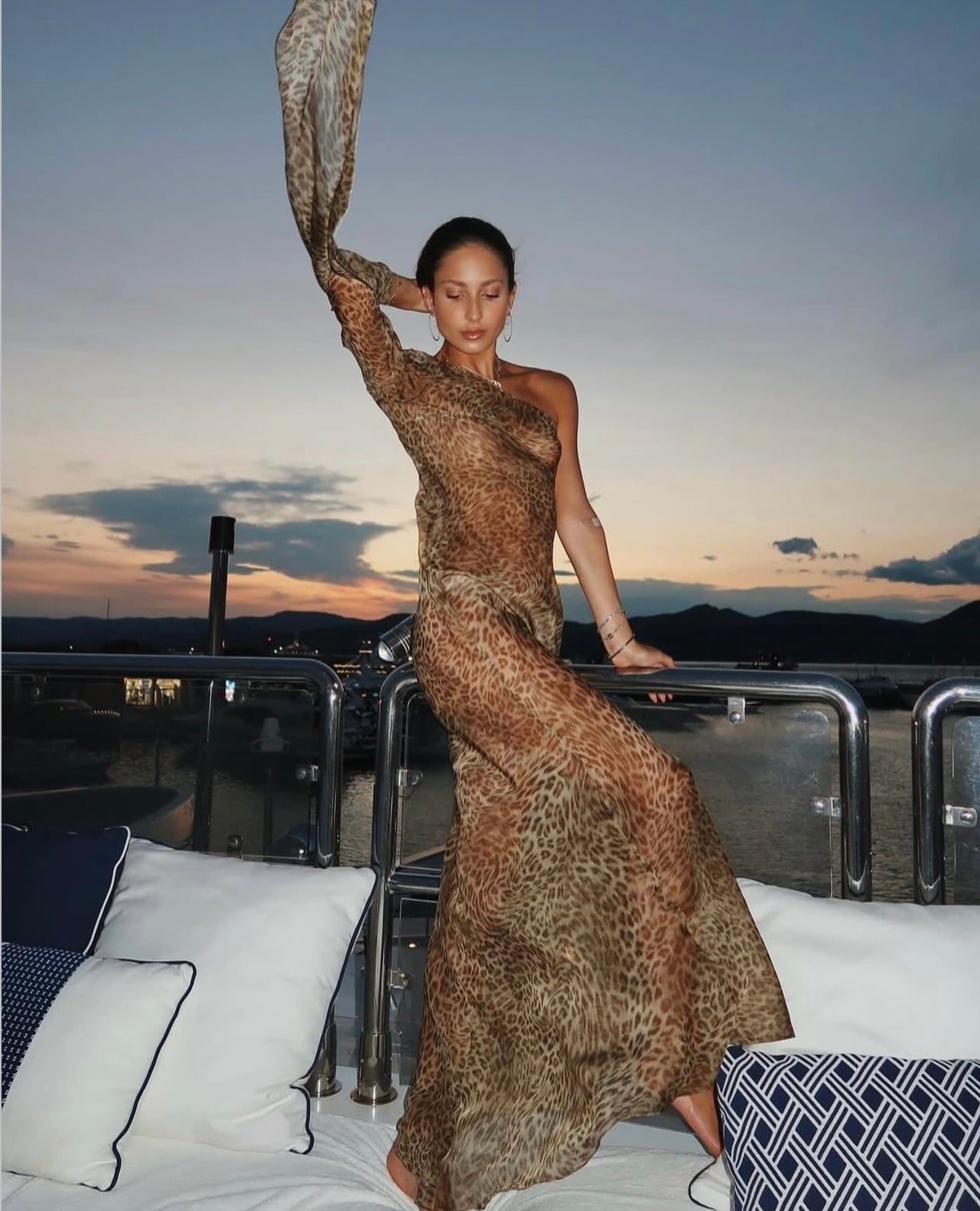 open lace back dress One Shoulder Leopard Print Maxi Dress ChaTheLabel open lace back dress One Shoulder Leopard Print Maxi Dress ChaTheLabel