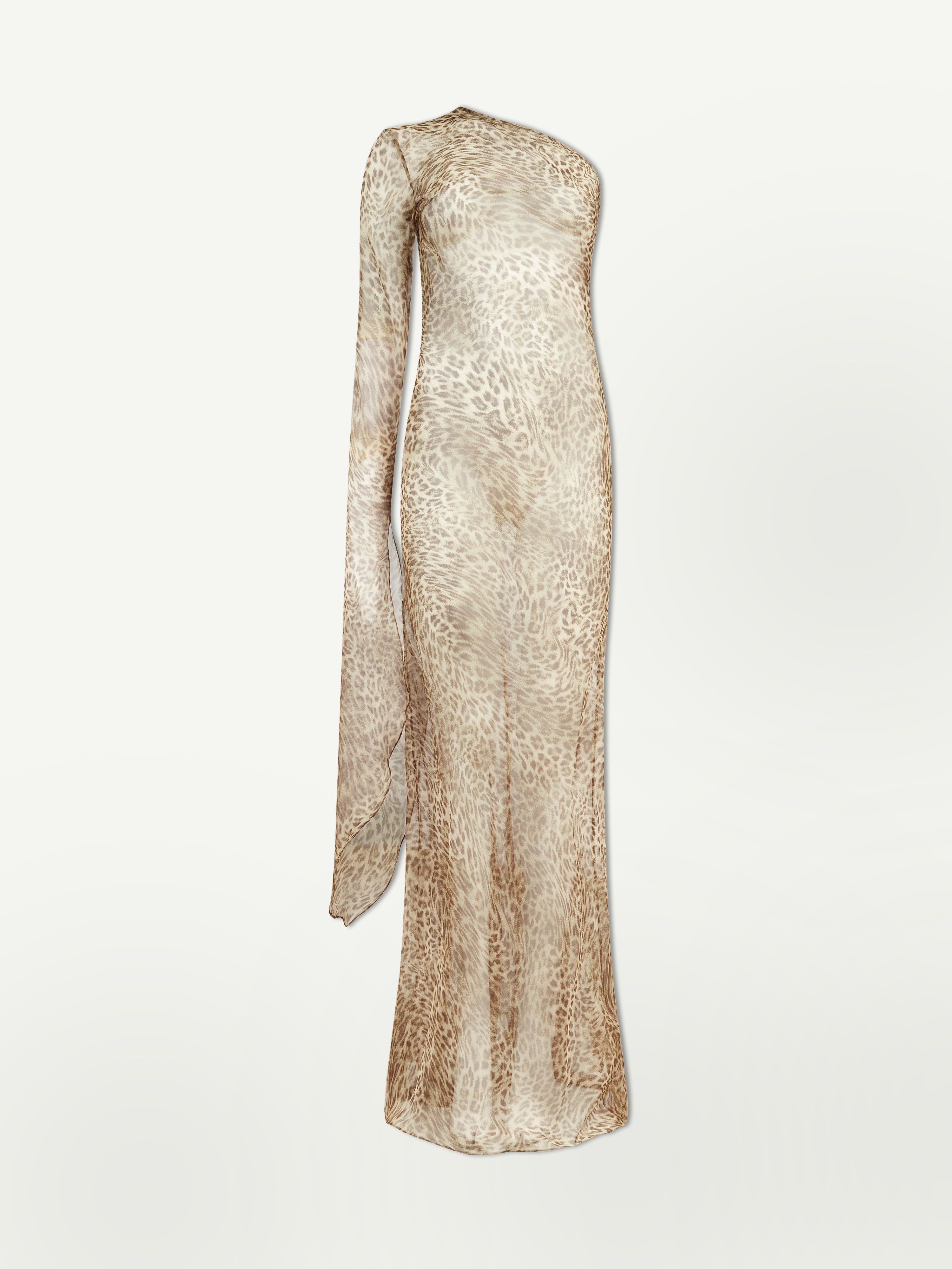 Leopard Off The Shoulder Dress main image 1