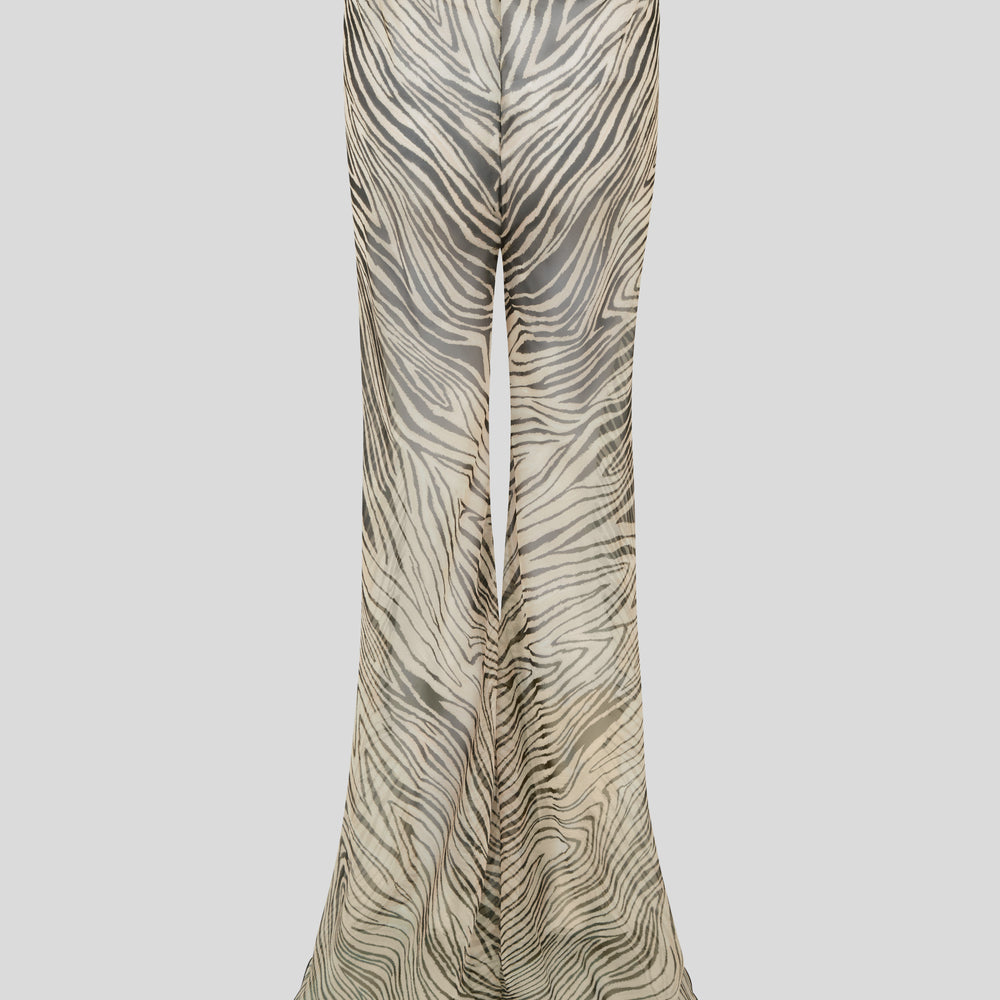 Zebra Bias Pant