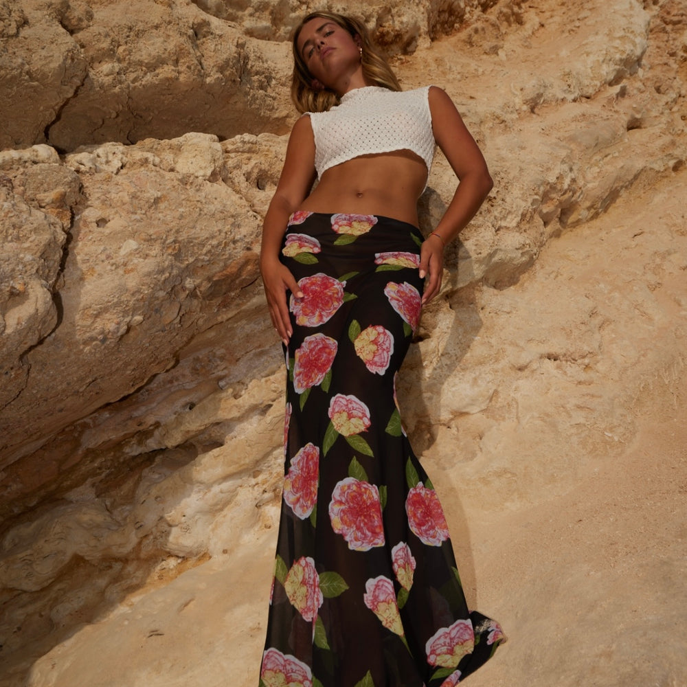 
                  
                    Floral Maxi Skirt
                  
                